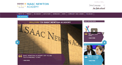 Desktop Screenshot of isaacnewtonacademy.org