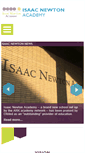 Mobile Screenshot of isaacnewtonacademy.org